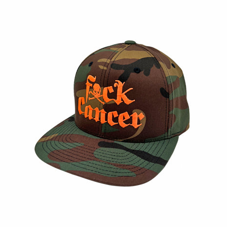 Orange Camo Snapback