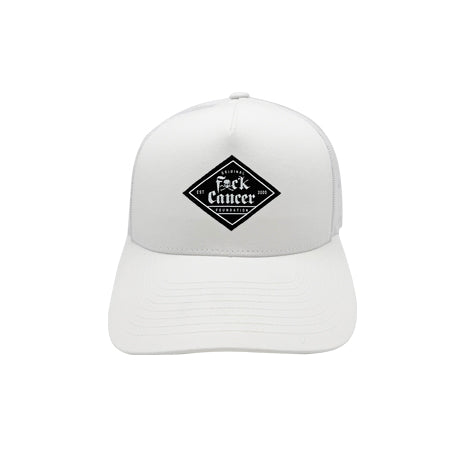 White Diamond Logo Trucker