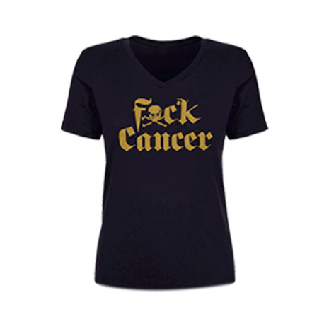 Women's Gold Awareness V-Neck