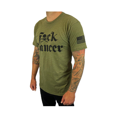 Army Green Stacked Tee